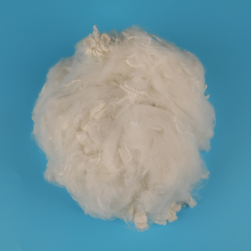 Raw White Non-Woven Polyester Staple Fiber(Use For Needle Punched)2.5D×64mm