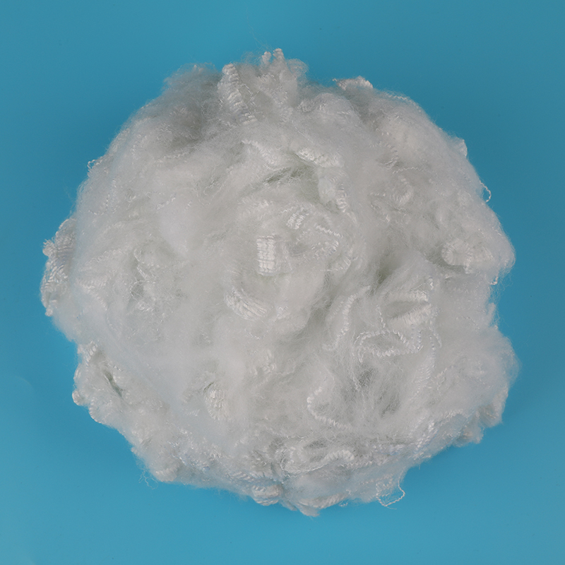 White Non-Woven Polyester Staple Fiber(Use For Needle Punched)2.5D×51mm