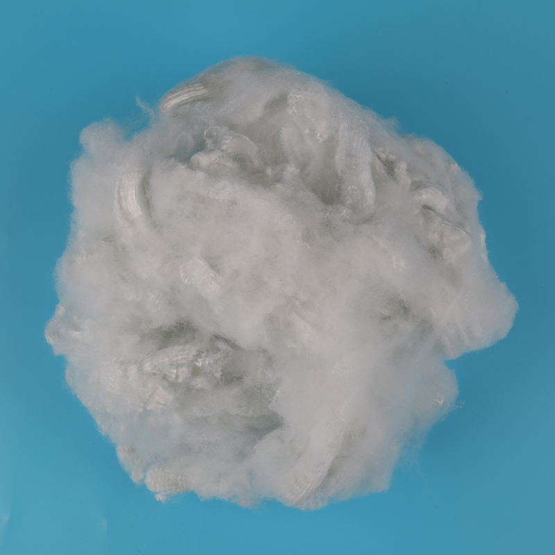 White Wool Spinning  Polyester Staple Fiber 3D×51mm